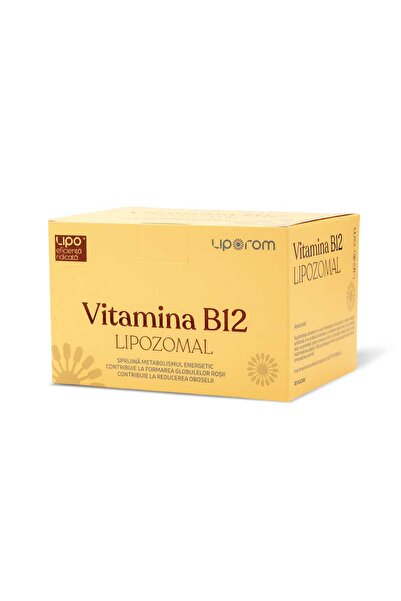 kotys Vitamina B12 lipozomală 300 mg Liporom – energie, sistem nervos și imun...