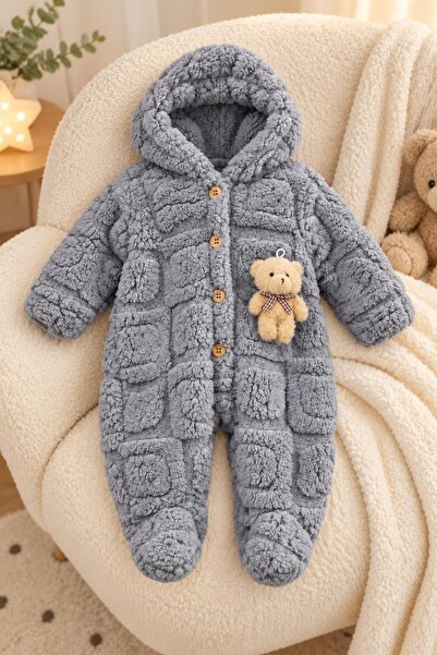 Pina Kids Girl and Boy Baby Rabbit and Bear Toy Plush Jumpsuit Tlm0301