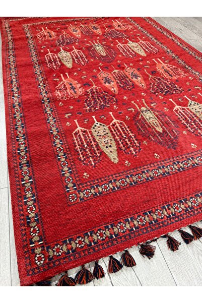 Tuğra Halı Kahire Dekoratif vintage kilimModern Salon Halısı – Akrilik Polyes...