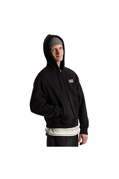 Vans 00105Jy281-R Stretch Logo Full Zip Men's Jacket Black