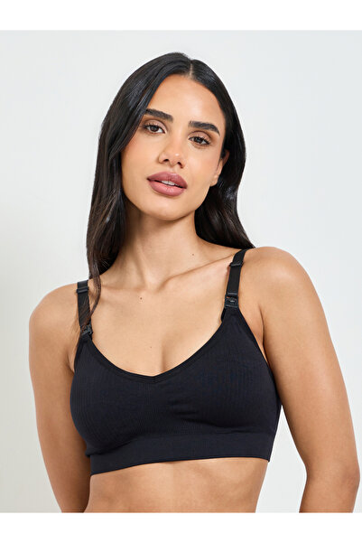Take Two By Styli Solid Texture Padded Non Wired T-Shirt Bra