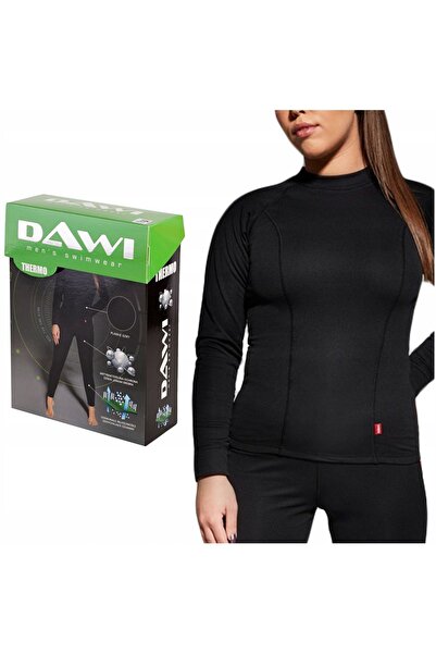 Other Tricou termoactiv de damă cu guler tip maletă, negru, pentru sport, XXL