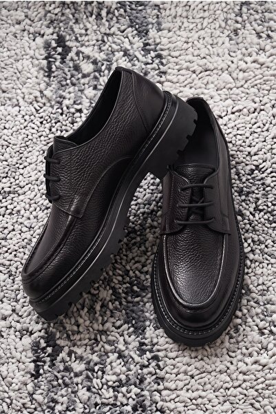 Livio Ferri Gorki Genuine Leather Lace-Up Thick Sole Men's Classic Casual Shoes