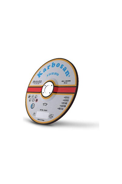KARBOSAN FLEX TAŞLAMA TAŞI NK BOMBELİ 115 x 6.4 x 22 A 24 RS BF80