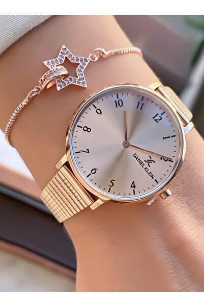 Daniel Klein Marka Orijinal - Rose Gold Renk- 2 Yıl Garantili Kadın Kol Saati...