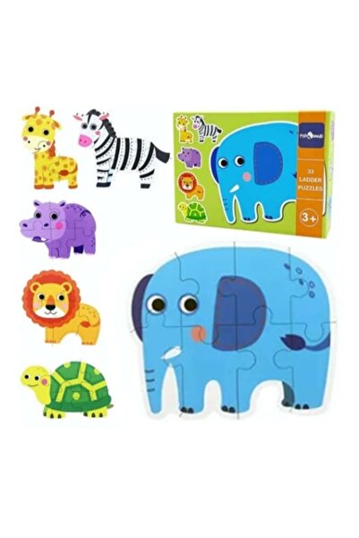 MASHASHOP Puzzle, Savannah Animals, multicolor, 33 pieces, 18 months+