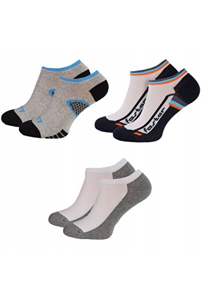 Other Set de 3 șosete sport din bumbac pentru bărbați, colorate, KRYSTJAN 44-46