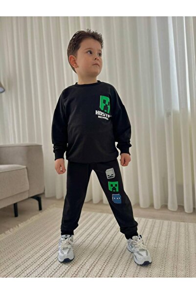 ERKEK ÇOCUK MİNECRAFT BASKILI TAKIM