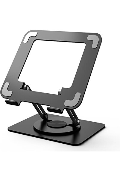 Arabest Foldable Metal Laptop Stand with 360° Swivel Base,Ergonomic Height Ad...
