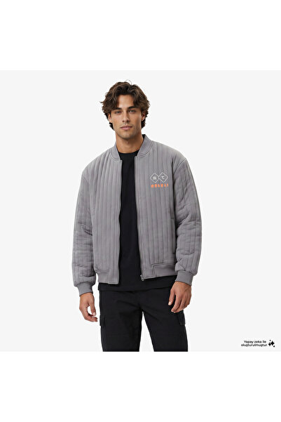 United4 Regular Fit Erkek Gri Mont