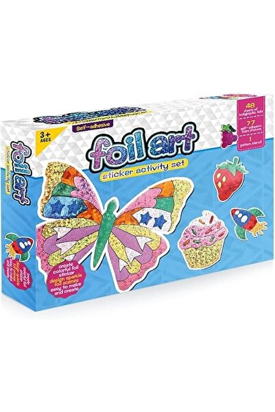 Yelajoy Foil Art Kit for Kids, No Mess Craft Supplies with Foam Stickers, DIY...