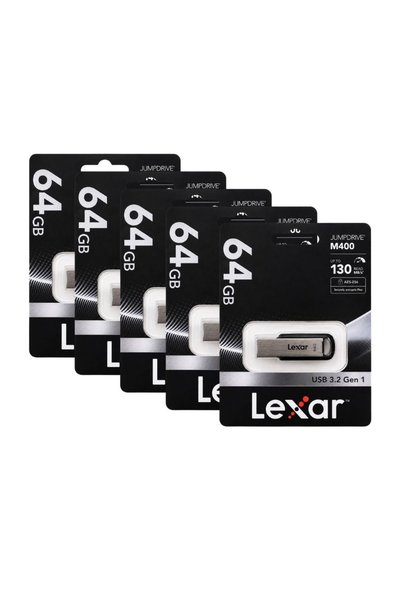Lexar 64Gb M400 Jumpdrive Usb3.2 150MB/s LJDM400064G-BNBNG 50'li paket
