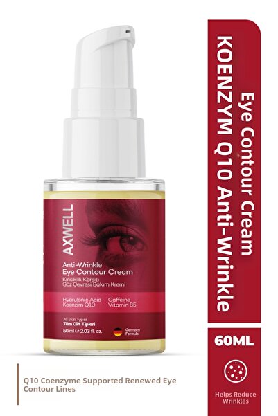 AXWELL Coenzyme Q10, Hyaluronic Acid, Caffeine Supported Anti-Wrinkle Moistur...