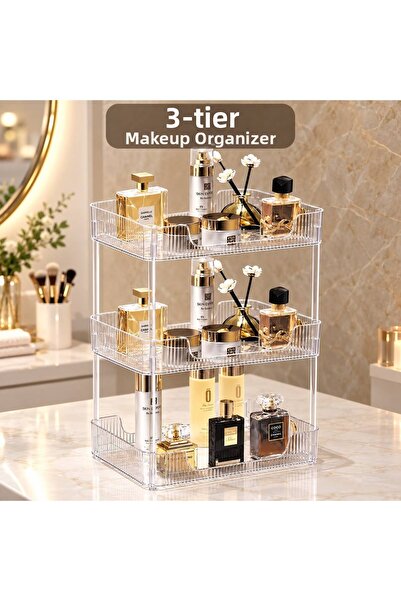EMKSHOP 3-Tier Makeup Organizer Cosmetic Accessory Organizer Cosmetic Display...