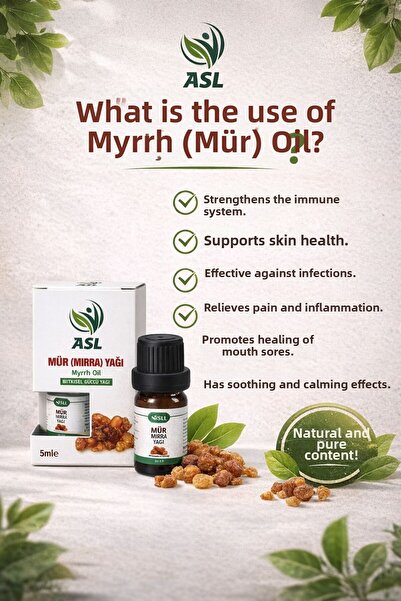 Generic Brand زيت المر 20 مل - زيت المر العطري - زيت المر - زيت عطري طبيعي من...