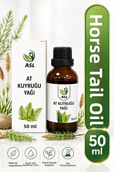 Generic Brand زيت ذيل الحصان 50 مل - زيت طبيعي مضاد لتساقط الشعر ومعزز له، يز...