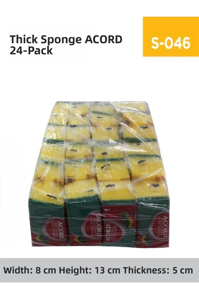 inci çelik aksesuar 2 Pieces Industrial Thick Sponges Acord Pack of 24