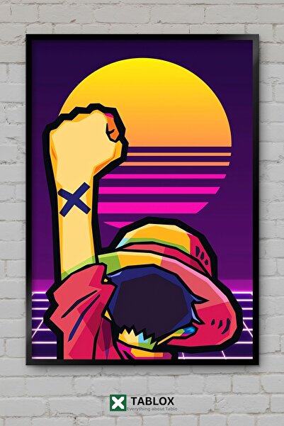TABLOX Anime Retro Nostalgia Japanese Art Poster Vintage Frame Look Decorativ...