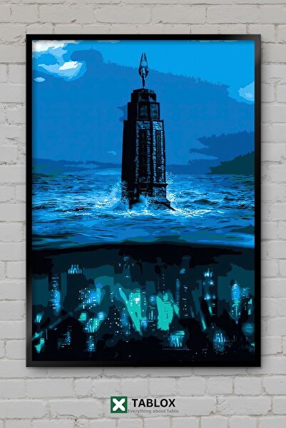 TABLOX Bioshock Game Science Fiction Dystopia Action Διακοσμητικός πίνακας MD...