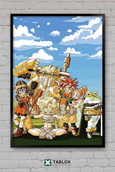 TABLOX Chrono Trigger Game Time RPG Κλασικό ρετρό διακοσμητικό τραπέζι MDF με...