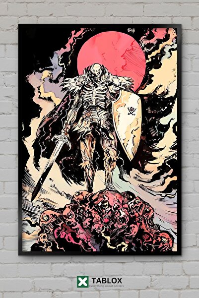TABLOX Cavalerul Craniului Skull Knight Berserk Anime Tablou decorativ MDF cu...