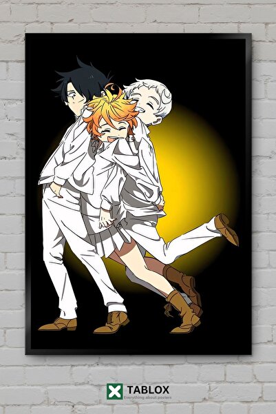 TABLOX The Promised Neverland Anime Manga Τρομακτικό και Μυστηριώδες Διακοσμη...