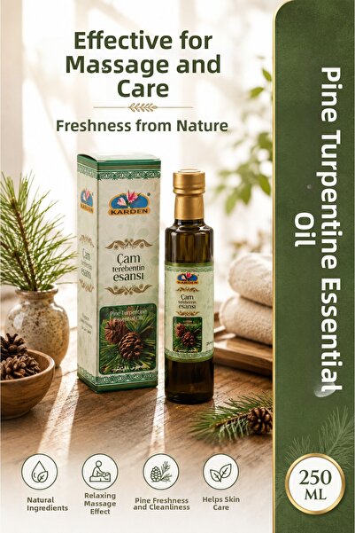 Karden Pine Turpentine Essence 250 ml - Pure and Natural Pine Turpentine Oil