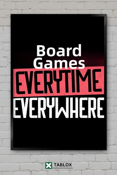 TABLOX Επιτραπέζια παιχνίδια Everytime Box Games Πλαίσιο αφίσας για επιτραπέζ...