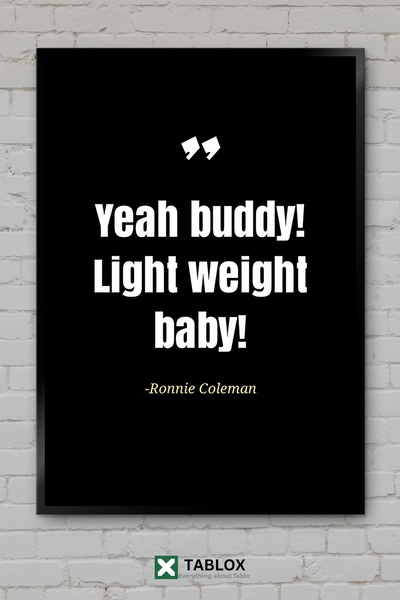 TABLOX Citate Ronnie Coleman Citate despre culturism Citate motivaționale Tab...