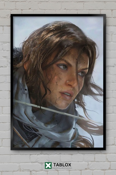 TABLOX Rise Of The Tomb Raider Παιχνίδι Παιχνίδι Action Game Αφίσα με εμφάνισ...