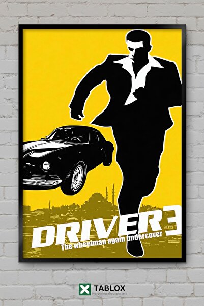 TABLOX Driver 3 Undercover Παιχνίδι Αγώνων Δράσης Αφίσα με Εμφάνιση Πλαισίου ...