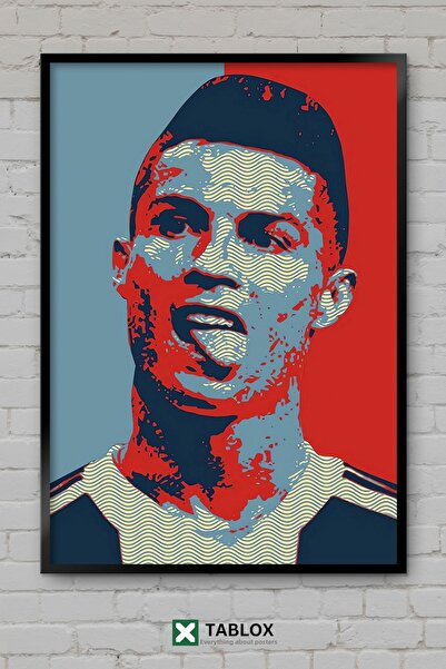 TABLOX Cristiano Ronaldo Fotbalist Fotbal Portugalia Poster cu aspect de ramă...