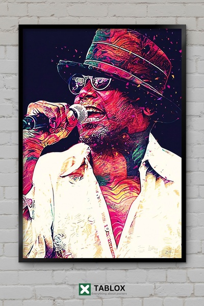 TABLOX Big Daddy Kane Ράπερ Ράπερ Χιπ Χοπ Μουσική Αφίσα Μουσικής με Πλαίσιο Δ...