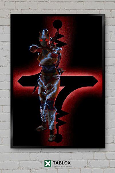 TABLOX Alt Industria Zırh Armor Game Fantasy Sci Fi Frame View Decorative MDF...