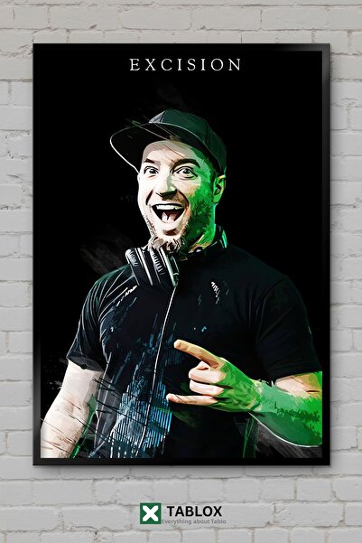 TABLOX Excision Dj Ηλεκτρονική Μουσική Bass Producer Πορτραίτο Πλαίσιο Προβολ...