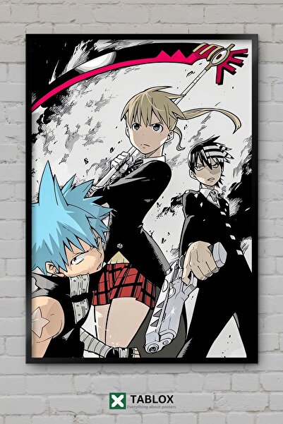 TABLOX Soul Eater Ανιμέ Μάνγκα Μάκα Ιαπωνικός Χαρακτήρας Πλαισιωμένος Διακοσμ...