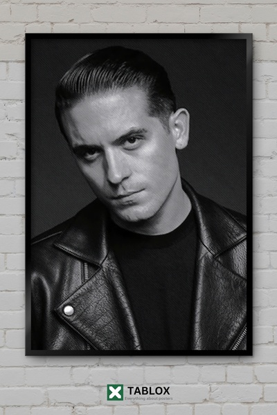 TABLOX G Eazy Rapper Ράπερ Χιπ Χοπ Μουσική Πορτρέτο Αφίσα Τοίχου Πλαίσιο με ε...