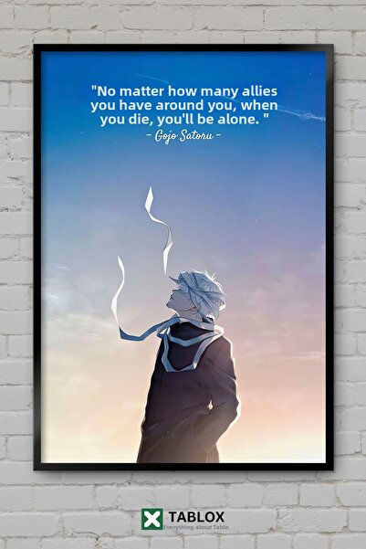 TABLOX Jujutsu Kaisen Gojo Satoru Anime Manga Character Frame Appearance Deco...