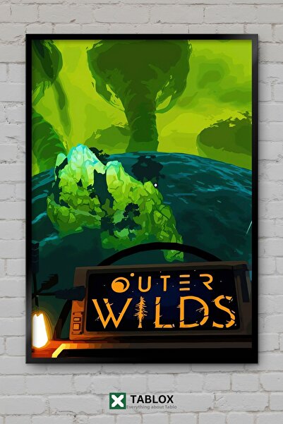 TABLOX Outer Wilds Game Space Exploration Sci-Fi Διακοσμητικός πίνακας ζωγραφ...