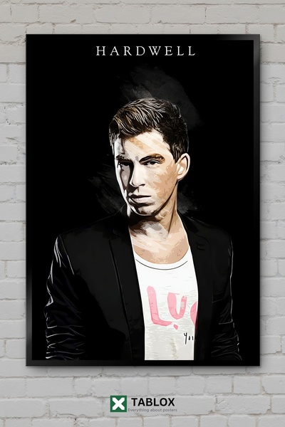 TABLOX Hardwell Dj Producer Muzică electronică Poster de perete Aspect cadru ...