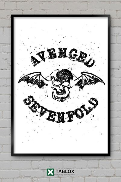 TABLOX Avenged Sevenfold The Rev A7x Ροκ Μέταλ Μουσικό Συγκρότημα με Πλαίσιο ...