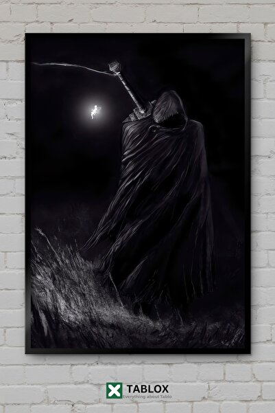 TABLOX Berserk Anime Manga Guts Dark Fantastic Ιαπωνικός Διακοσμητικός Πίνακα...
