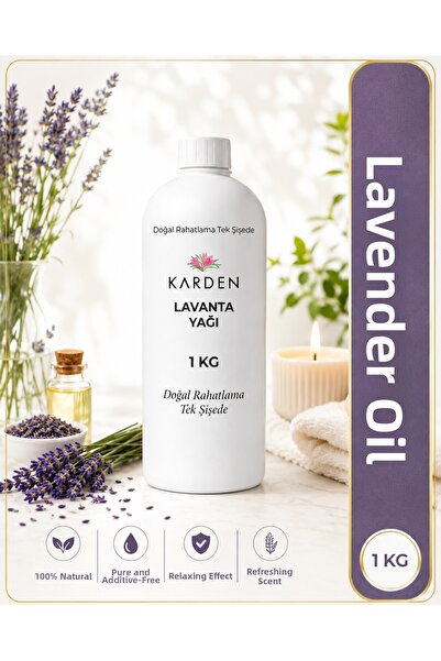 Karden Lavender Oil 1 kg – Enchanting Floral Aroma |   Intense & Long-Lasting...