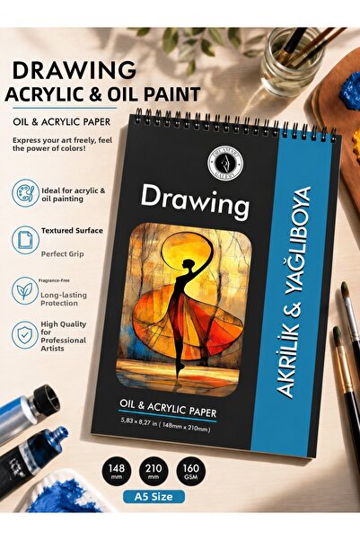 DreamArtgalery A5 Sketchpad Sketchbook Oil Painting Acrylic Paint Drawing Not...