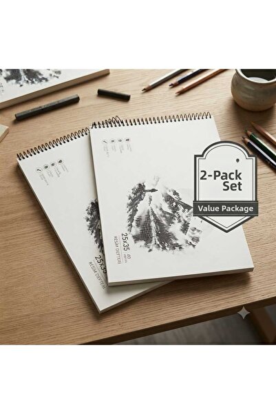 Proton Spiral Picture Notebook 25X35 40 Sheets Set of 2