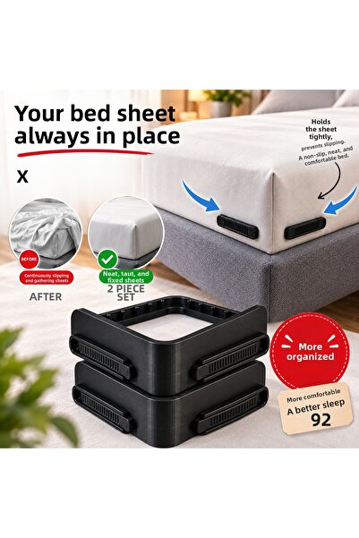 PİYATECH Sheet Stabilizer – Elastic Sheet Corner Holder – Anti-Slip Mattress ...