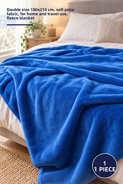 Yenilig 1 Κουβέρτα Fleece - Διπλή 180X210 CM, Απαλό Φλις Ύφασμα, Χρήση στο Σπ...