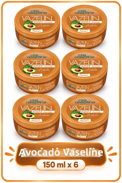 CIRE ASEPTINE Vaseline Avocado 150 ml 6 Pieces