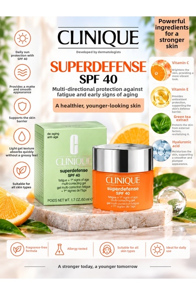 Clinique Superdefense Spf 40 50 ml – Anti-Aging Care with Vitamins C and E