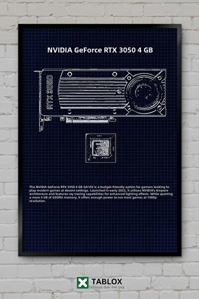 tablomaxtbx Rtx 3050 4gb Placă grafică GPU Computer Masă decorativă din MDF c...
